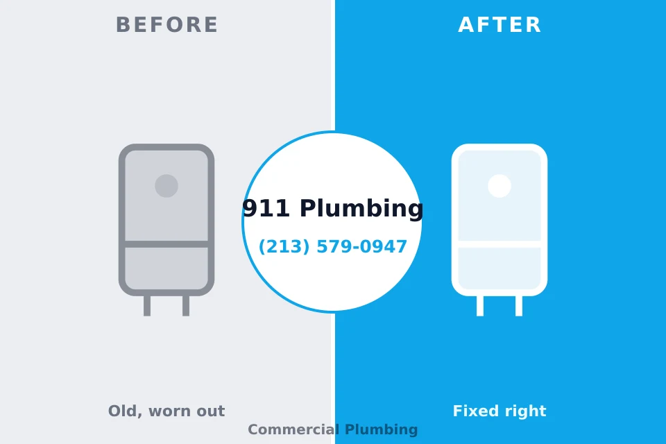 Before and after: plumbing repair Clayton, NM